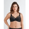 Felina BH-Soft mit Bügel 555 SWISS BRODERIE Schwarz vorne